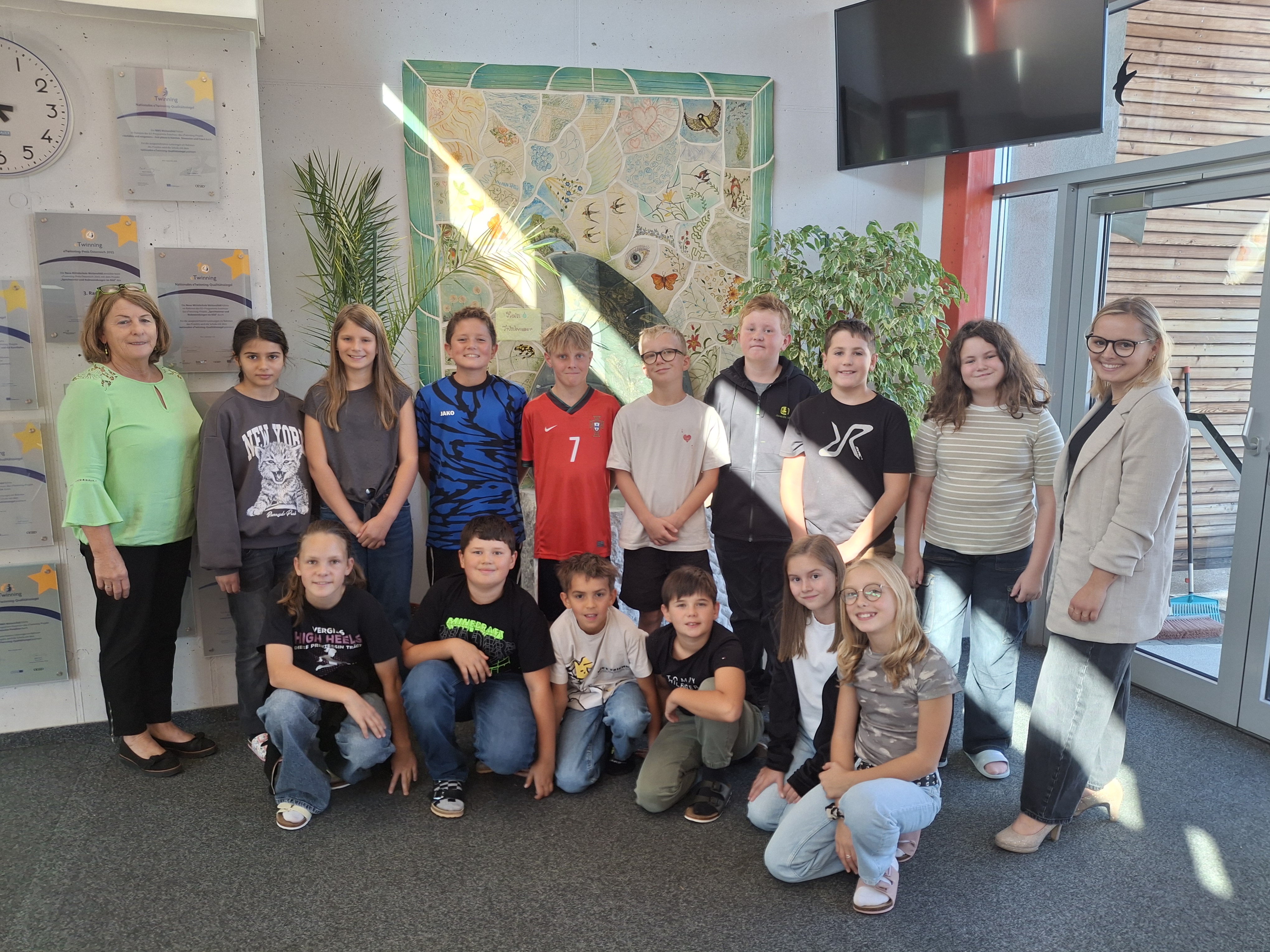 Klasse 1a der Mittelschule Weitensfeld