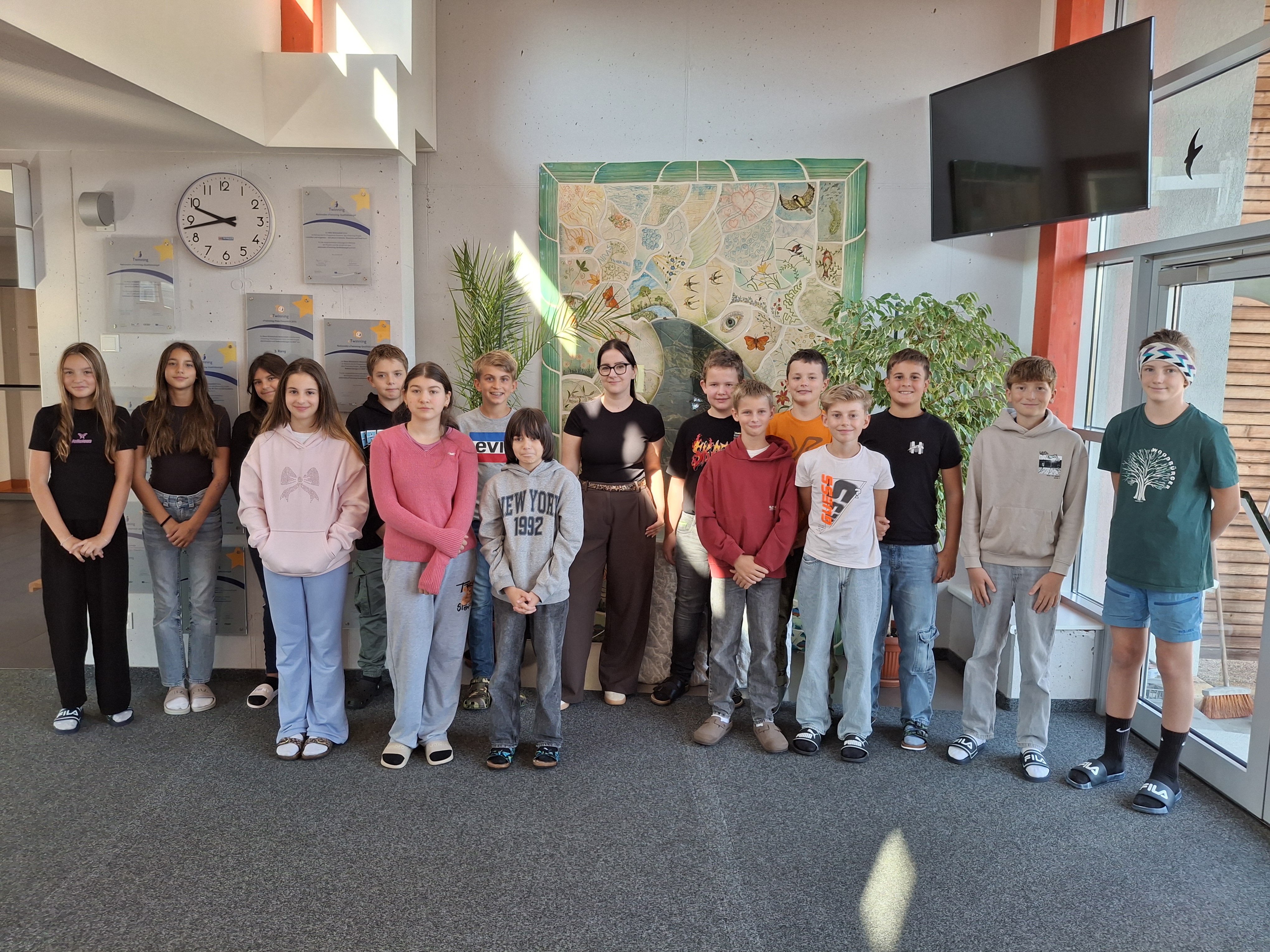 Klasse 2b der Mittelschule Weitensfeld