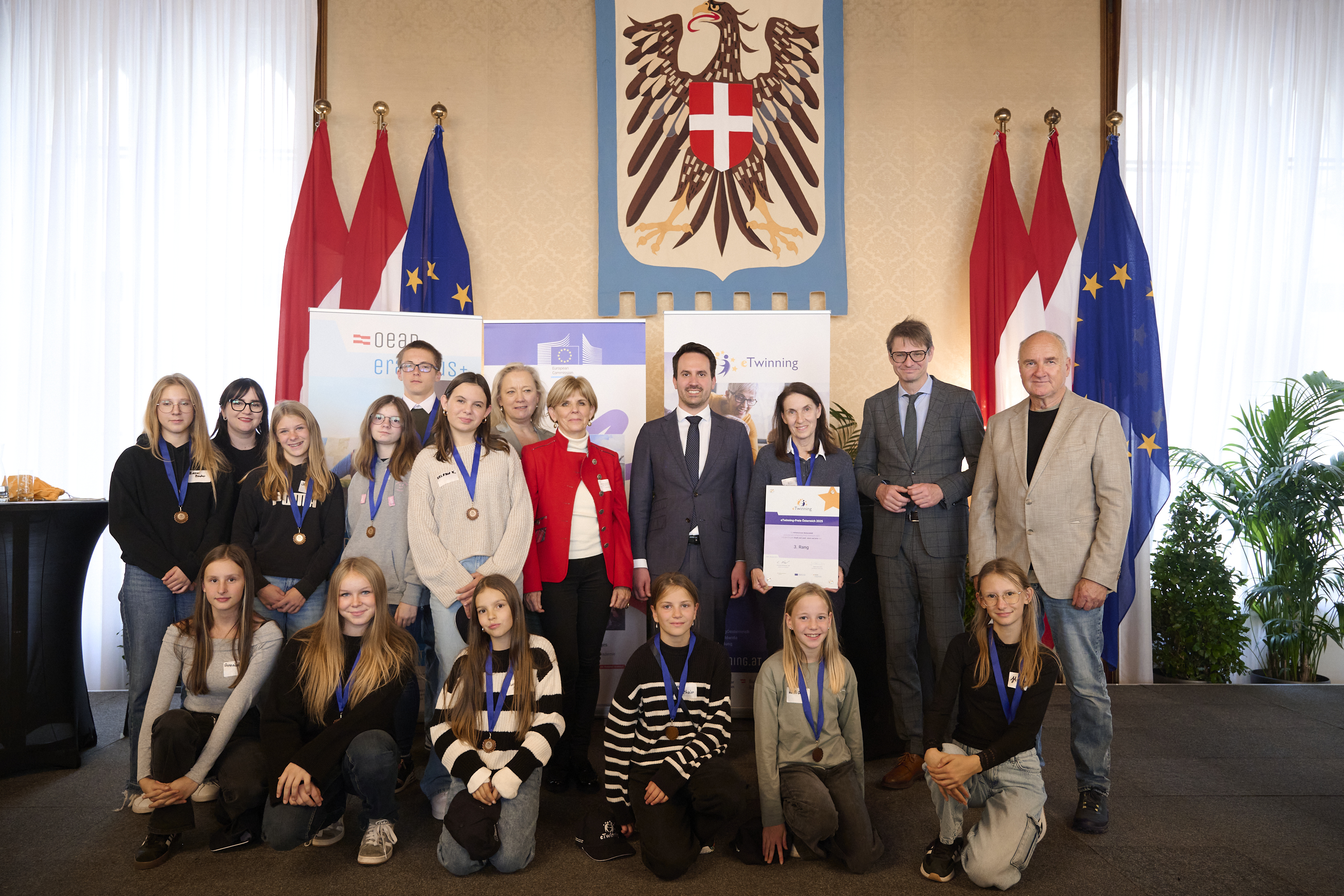 Auszeichnung für das Projekt der eTwinning Gruppe der MS Weitensfeld