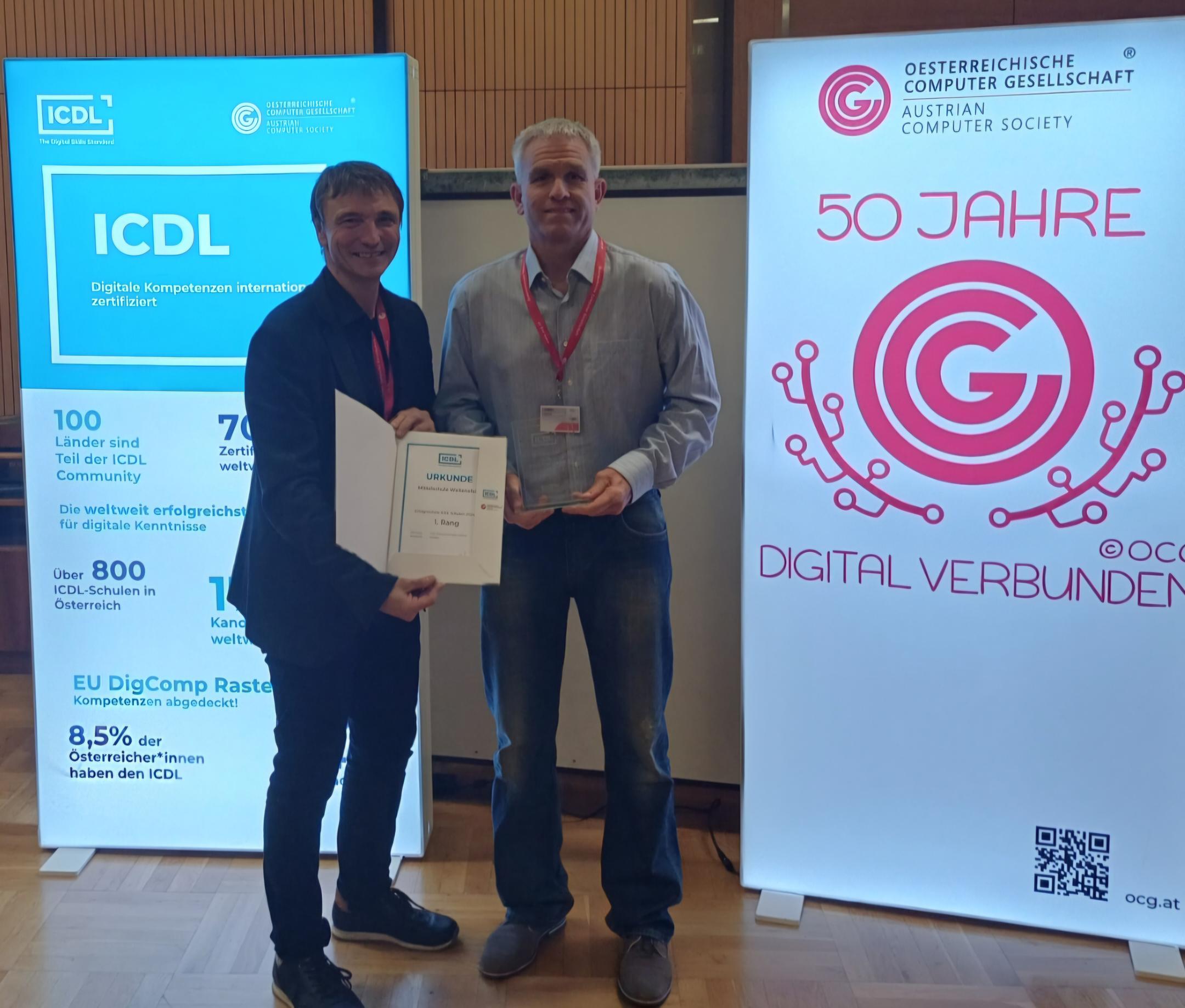 ICDL Zertifikatsverleihung