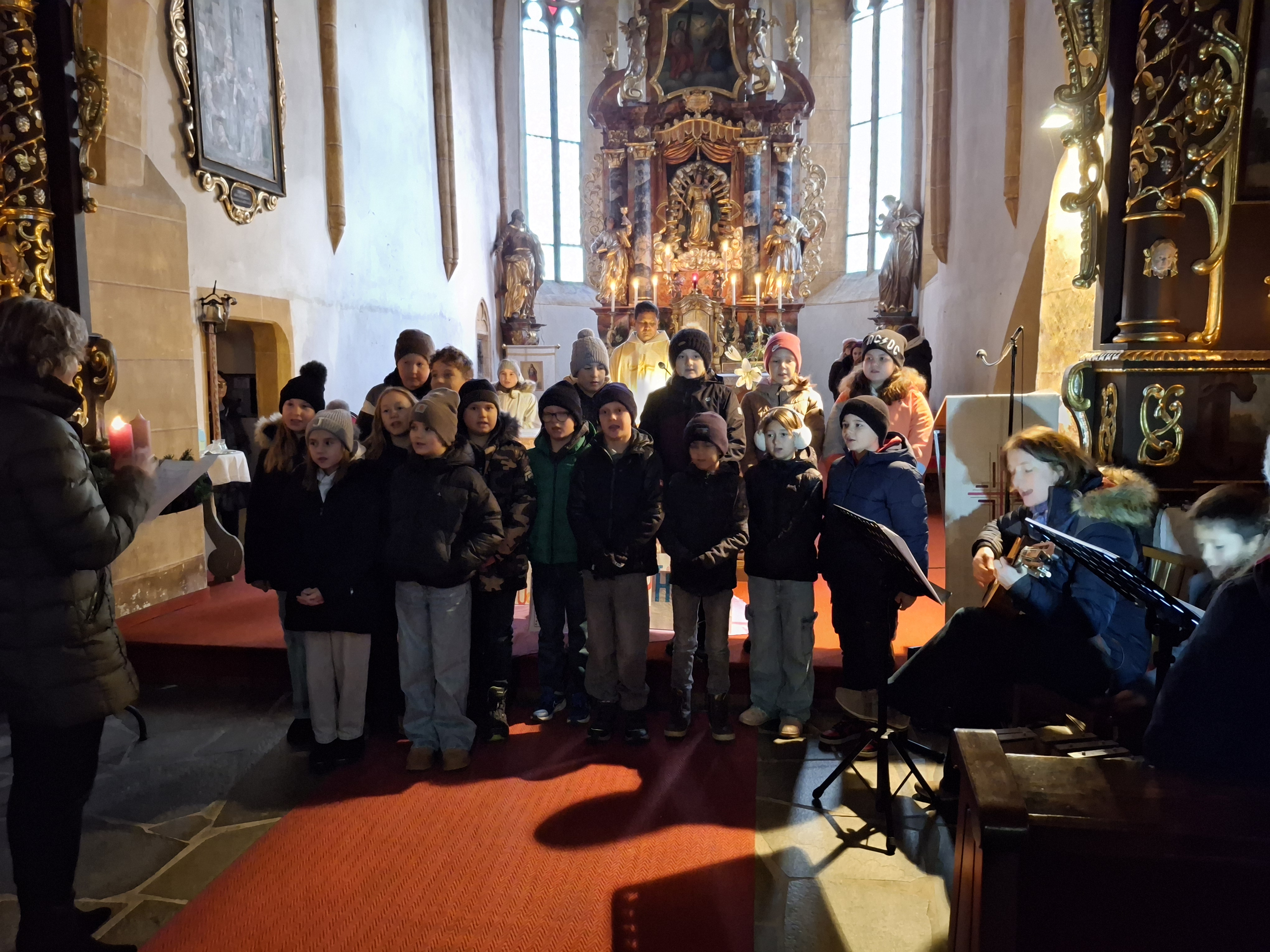 Rorate der Volks- und Mittelschule Weitensfeld